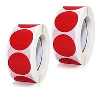 Coloured Dot Stickers Round Color Coding Dot Labels 1 Inch 25mm Self Adhesive Circle Stickers Sticky Labels Red
