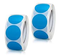 Coloured Dot Stickers Round Color Coding Dot Labels 1 Inch 25mm Self Adhesive Circle Stickers Sticky Labels Blue