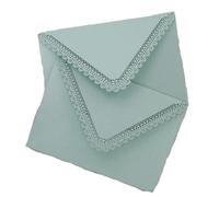 Coloured Envelopes 10pcs Lace Paper Envelopesfor Letter Pads Vintage Letter Paaper Cover Wedding Party Invitation Cards Cover Office Supplies(A-5pcs)
