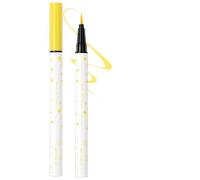 Coloured Eyeliner, Yellow Gold Liquid Eyeliner Pencil, Waterproof Smudge Proof, Quick Dry Matte Long Lasting, Highly Pigmented Eye Liner Pen for Eye Makeup