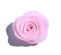 Coloured Felt Colored Felt Pad 10PCS 4CM Decorative Nonwovens Rose Flowers for Wedding Embellishment Artificial Flower for Home Garden(Pink)