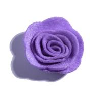Coloured Felt Colored Felt Pad 10PCS 4CM Decorative Nonwovens Rose Flowers for Wedding Embellishment Artificial Flower for Home Garden(Lavender)