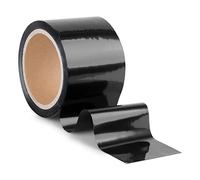 Coloured Flutter Tape, 50 m x 70 mm, LDPE Film Tape, Barrier Tape, Non-Adhesive, Colour Black