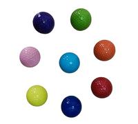 Coloured Golf Balls 8 Pack, Exercise Mini Golf Balls for Men, Novelty Bright Class Golf Ball for Golfers, Indoor & Outdoor, Golf Gift Set Training Golf Balls