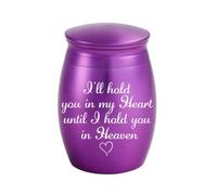 Coloured Keepsake Cremation Urn,I'll Hold You In My Heart Ashes Urn
