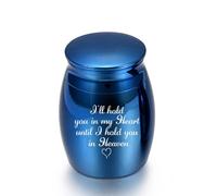 Coloured Keepsake Cremation Urn,I'll Hold You In My Heart Ashes Urn