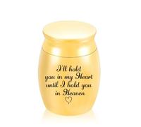 Coloured Keepsake Cremation Urn,I'll Hold You In My Heart Ashes Urn