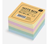 Coloured Memo Cube 85 x 85 x 35 mm Loose Sheets