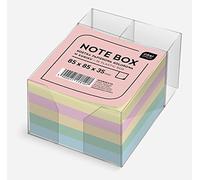 Coloured Memo Cube 85 x 85 x 35 mm Loose Sheets in a Plastic Holder