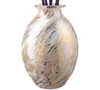Coloured Mouth Blown Glass Bud Vase Reed Diffuser - Champagne Height 14cm