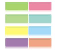 Coloured Overlays for Reading Dyslexia, 8pcs Coloured Dyslexia Overlays Aids Guided Reading Strips Ruler for Students Adult