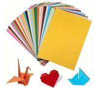 Coloured Paper A5 - 100 Sheets, 20 Colors Double Sided for Crafts (210gsm)