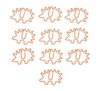 Coloured Paper Clips,100Pcs Animal Colorful Creative Paperclips,Hedgehog Paper Clips,Cute Paper Clips Small Paperclips Bookmarks for Office School Paper Files Organizing