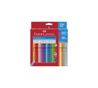 Coloured Pencils Grip Junior 18 Cm Wood 24 Pcs