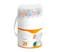 Coloured Pencils - Quick Dry Rotating Pencils | Sketch Stockings Prank | 24 Vibrant Colors, Smooth Pose, Easy Grip, Non-Toxic, Ideal for and Teens, Ar