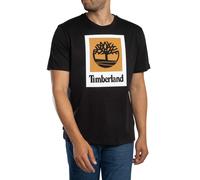 Coloured Short Graphic T-Shirt Black L