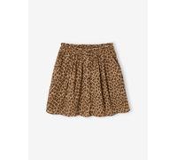 Coloured Skirt in Cotton Gauze, for Girls beige