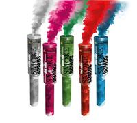 Coloured Smoke Fumigens - Pack of 5 Colours (White, Pink, Green, Red, Blue) - Visual Effects & Animation - Pin Trigger - Zenda Club® - Delivery 48 Hours