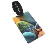 Coloured Stones Prints Luggage Tags are Lightweight Easy to Use and Quick to Identify for Travel Suitcases, and Duffel Bags.