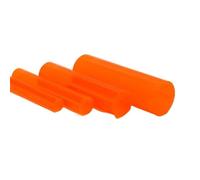 Coloured Tinted Extruded Clear Transparent Acrylic Round Rod PMMA Circular Bar(Orange,40x500mm 1pc)
