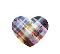 Coloured Twill Lattice Printing 10 Pcs Car Air Freshener Hanging Sheets Scented Hanging Sheets With Rope For Home