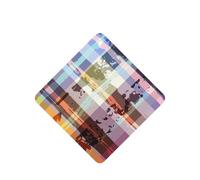 Coloured Twill Lattice Printing 10 Pcs Car Air Freshener Hanging Sheets Scented Hanging Sheets With Rope For Home