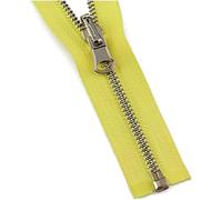 Coloured Zips,Nylon Zipper,2Pc 60/150cm 5# Metal Rotary Slider Open End for Down Jacket Double Side Zip Head DIY Garment Sewing Accessories Red,100cm