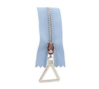 Coloured Zips,Nylon Zipper,2Pcs 20/70cm 3# Metal Close End Open Auto Lock Gold Silver Tooth Single Zip DIY Garment Sew Accessories Crafts Red,Open-End-60cm