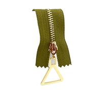 Coloured Zips,Nylon Zipper,2Pcs 20/70cm 3# Metal Close End Open Auto Lock Gold Silver Tooth Single Zip DIY Garment Sew Accessories Crafts Red,Open-End-60cm