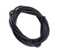 Colourfast Brake Cable Brake Cable, High Strength Flexible Wires 3 Meters Brake Wire, Steel + Rubber + PVC Racing for (Black)