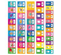 Colourful Alphabet Number Cards Paper Classroom Learning Charts