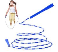 Colourful and Bead Jump Rope, Adjustable and Weighted Jump Rope, Durable Design with Segmented Balls, Liquid Rotation Handles, Light Speed Rope with Cardio Drive Bag