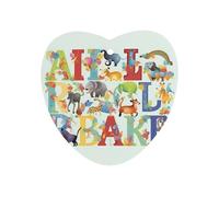 Colourful Animal Alphabet Car Air Freshener Hanging, Long Lasting Scented Car Aromatherapy Tablets, Love form Fragrance Scented Cards for Vehicles, Bedroom, Wardrobe Black-style