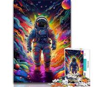 Colourful Astronauts Adult Jigsaw Puzzles 2000,Educational Game Challenge Toy Wall Decoration Unique Birthday And Xmas Gifts 70x100cm