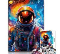 Colourful Astronauts Jigsaw Puzzles for Teenagers 2000 Piece Puzzle,Educational Games Home Decoration Suitable for Desktop Decoration 70x100cm