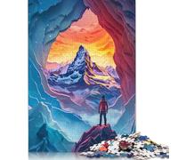 Colourful Beautiful Mountains 1000 Pieces Puzzles Paper Puzzle for Teenager Funny Jigsaw Puzzles 1000pcs (75x50cm)