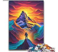 Colourful Beautiful Mountains 2000 Pieces Jigsaw Puzzles for Adults And Teens, Challenging Game for Is Ideal As A Gift for The Whole Family (70x100cm)