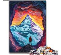 Colourful Beautiful Mountains JigsawPuzzle 2000 Pieces for Teenagers, Educational Family Game Suitable for Desktop Decoration (70x100cm)