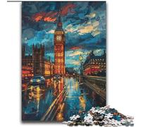 Colourful Big Ben 2000 Pieces Jigsaw Puzzles For Teens And Adults, Help The Brain Exercise Addictive Toys to Cultivate Patience Perfect Decoration (70x100cm)