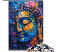 Colourful Buddha Graffiti 2000 Piece Jigsaw Puzzles for Adults & Teens, Challenging Game And Family Play Educational Game for Birthday, Chrismas (70x100cm)