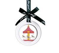 Colourful Carousel musement Park Pattern Ornament Charm Aromatherapy Pendant Charm