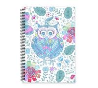 Colourful Cartoon Owl Diary 2026 A5 To Do List Notebook Diaries Ladies 2026 Diary Planner Journal for Homework Week To View Monthly Year Planner with Dotted Line Note Page Slim