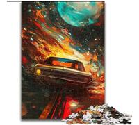 Colourful Classic Sports Cars Jigsaw Puzzles for Teenagers 1000 Piece, Suitable for Ages 14 And Up Family Fun It Is Ideal As A Gift for The Whole Family (26x38cm)