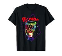 Colourful Djembe Malinke Jembe West African Musical Instrument T-Shirt
