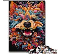 Colourful Dog Puzzles for Adults Teens 2000 Pieces, Help The Brain Exercise Addictive Toys to Cultivate Patience Unique Challenge Game (70x100cm)