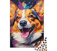 Colourful Dogs 1000 Pieces Puzzles for Adults & Teenager Teenager Man Woman Gift 1000pcs (38x26cm)