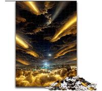 Colourful Dream Clouds 1000 Piece Jigsaw Puzzle for Adults And Teenagers, Staycation Kill Time Enhance Love between Couples (50x75cm)