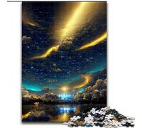 Colourful Dream Clouds Jigsaw Puzzles for Adults Teenagers Jigsaws Puzzle, for Age 14 Years And over Stress Relief Christmas Game Presents for Women (50x75cm)