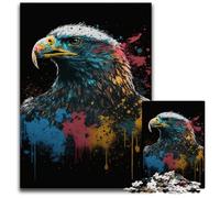 Colourful Eagles Jigsaw Puzzles for Adults, 1000 Piece Jigsaw Puzzles for Adults for Mother'S Day, Birthdays, Christmas 26X38CM/10.23x14.96inch