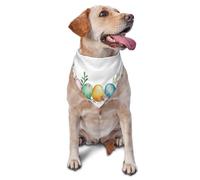 Colourful Easter Cake Printed Graphic Pet Triangle Scarf For Dogs & Cats, Adjustable Cute Pet Bandana For & Photo Shoots
